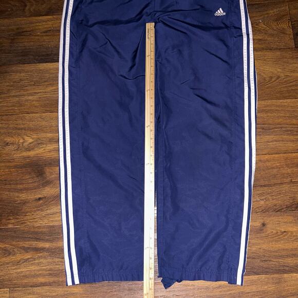 Adidas Navy 3-Stripe Track Pants (L) - Picture 4 of 8